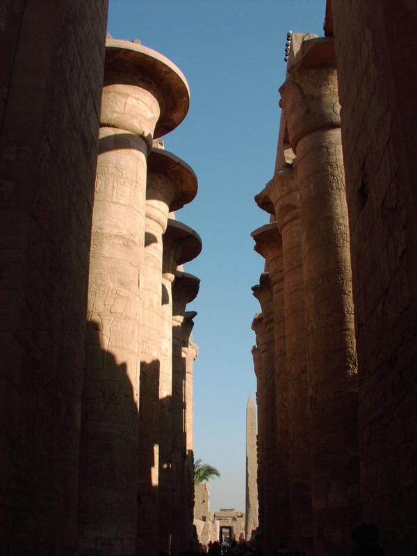 God's Eye View of Temple of Karnak