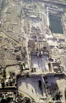 God's Eye View of Temple of Karnak