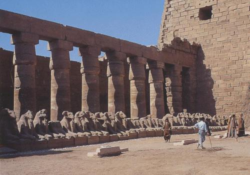 Colonnade of Closed Papyrus Columns